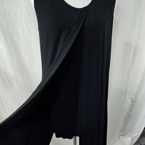 Cabi 3243 Beyond Tee Black Layered Sleeveless Tunic Lagenlook Convertible - Picture 5 of 9